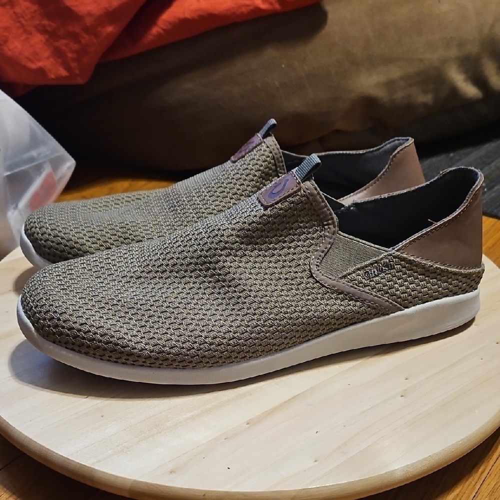 Olukai Lae‘ahi Men’s Breathable Slip-On Shoes Size 10